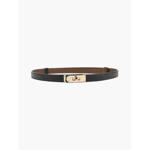 Commense‎ Gold Buckle Black Belt Adjustable Women's Fashion Belt